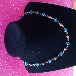 Sandstone & Blu Necklace